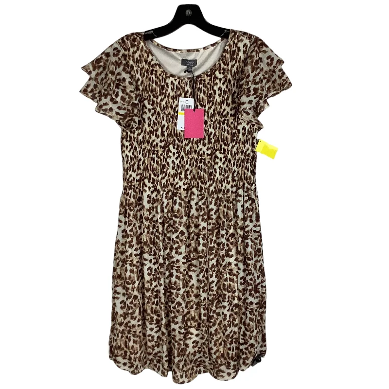 Dress Casual Short By Clothes Mentor In Animal Print, Size: M