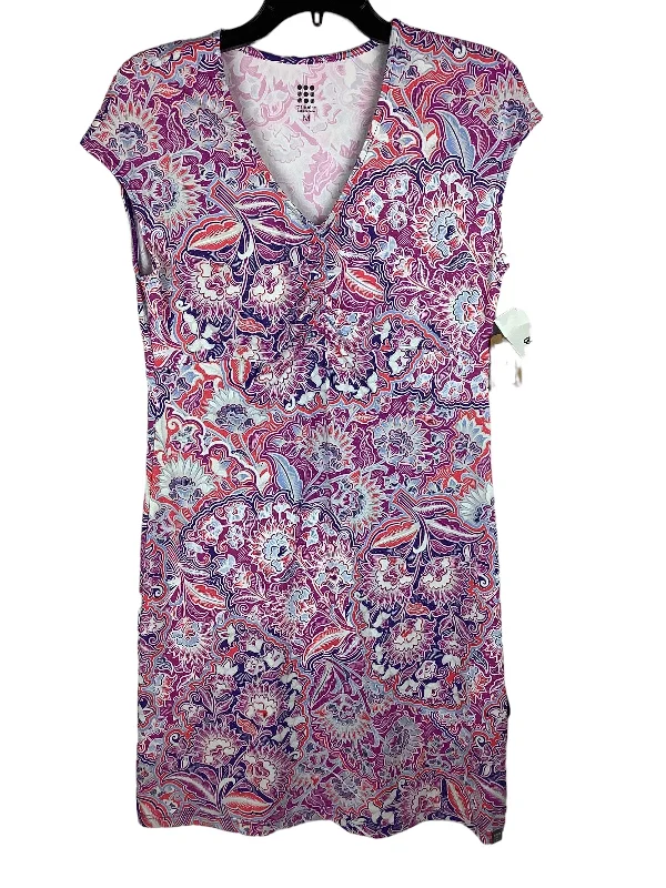 Pink & Purple Dress Casual Midi Title Nine, Size M