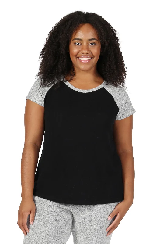 The Comfort Collection Plus Size Duo Tone Tee