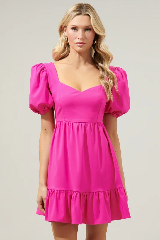 Evy Sweetheart Mini Dress