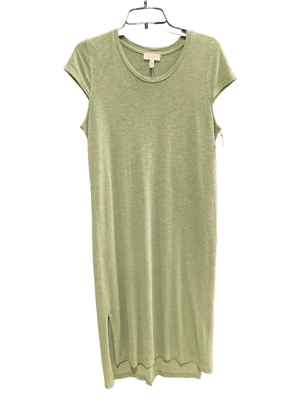 Green Dress Casual Maxi Jessica Simpson, Size L