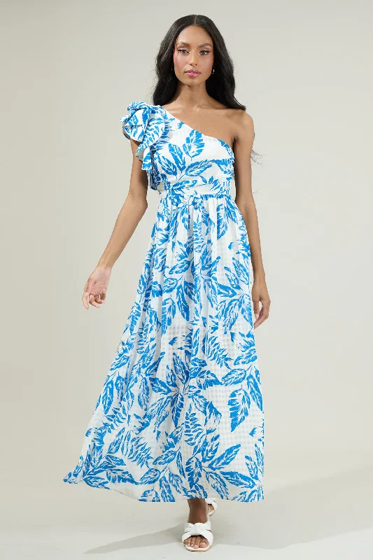 Polly Floral Ruffle Maxi Dress