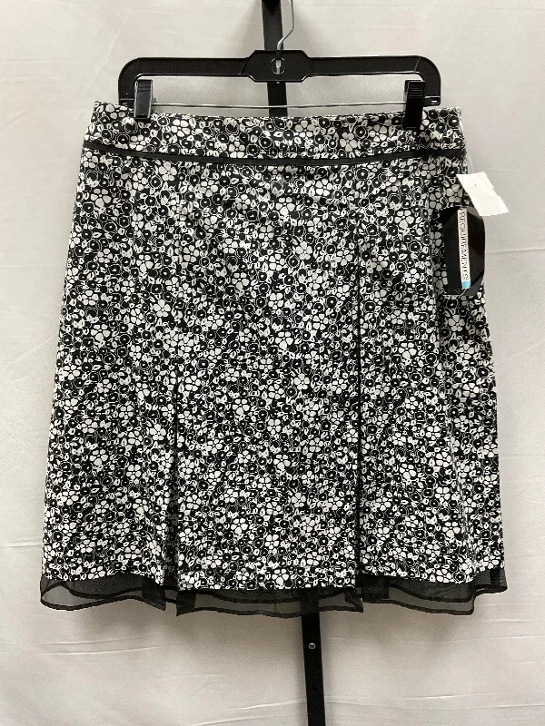 Black & White Skirt Midi Requirements, Size 10