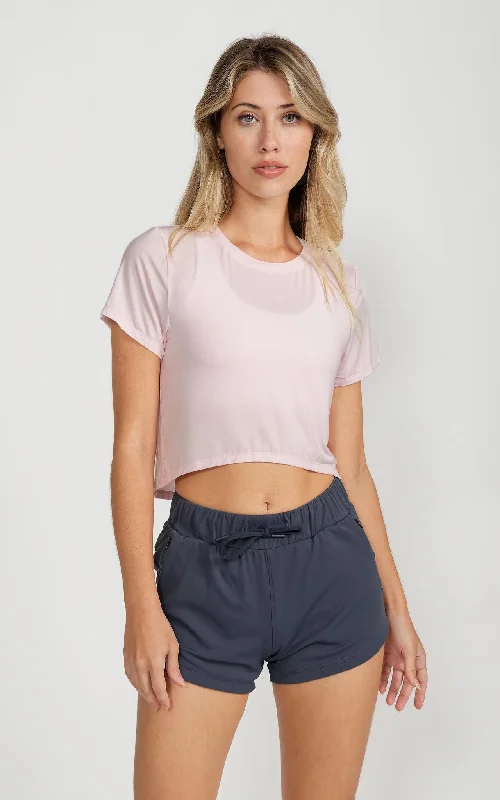 Luv Crop in Crystal Pink