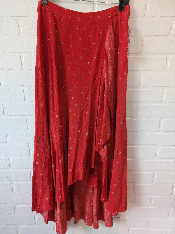 Red Skirt Maxi Astr The Label, Size 12