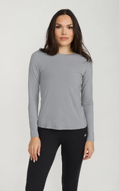 The Everyday Long Sleeve in Quarry