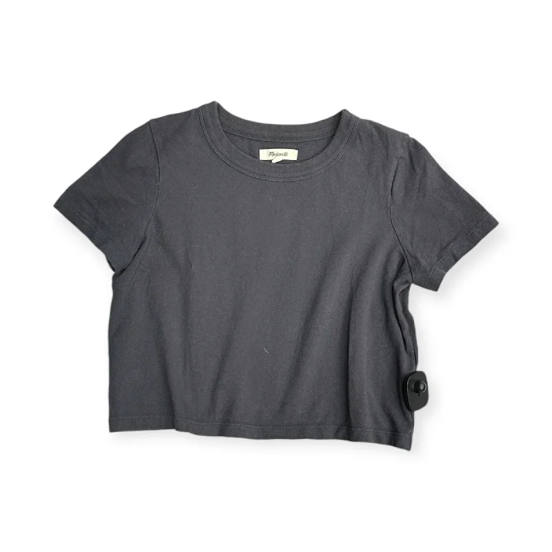 Top Short Sleeve Basic By Madewell In Grey, Size: Xxs