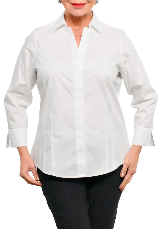 Foxcroft - Taylor Blouse 3/4 Sleeve