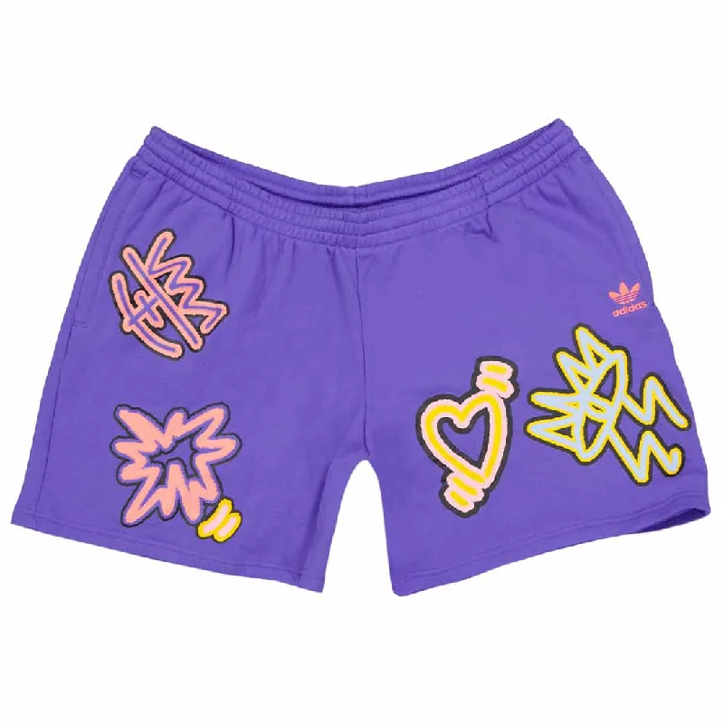 adidas - Women's Graphic Love Unites Shorts (Plus Size) (HC3086)