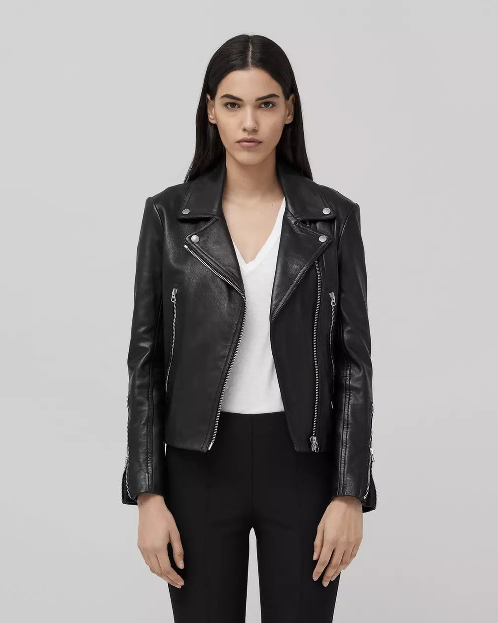 Mack Leather Jacket - Black