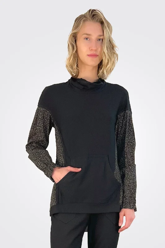 Pattern Pullover - Black Mud