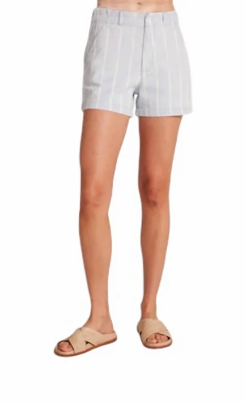 Playa Trouser Short Beach In Stripe Wash