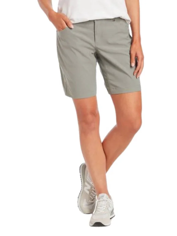 Women's Trekr Short - Inseam 8" In Stone