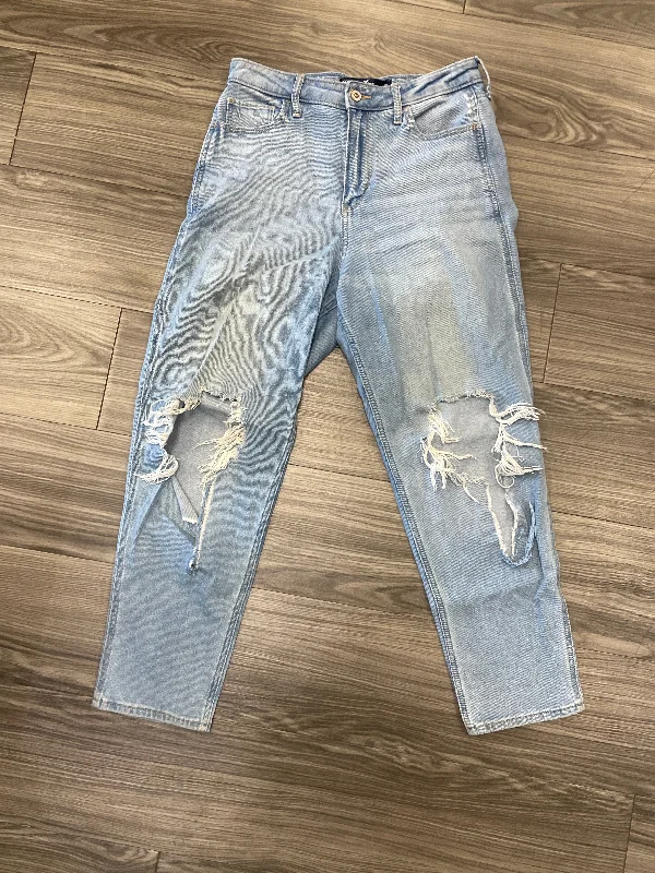 Jeans Boyfriend By Hollister In Blue, Size: 8