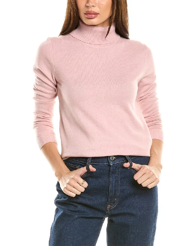 Malo Cashmere Turtleneck Wool & Cashmere-Blend Sweater