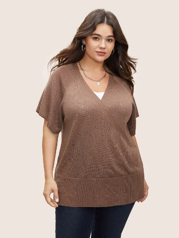 Supersoft Essentials Wrap Split Hem Pullover